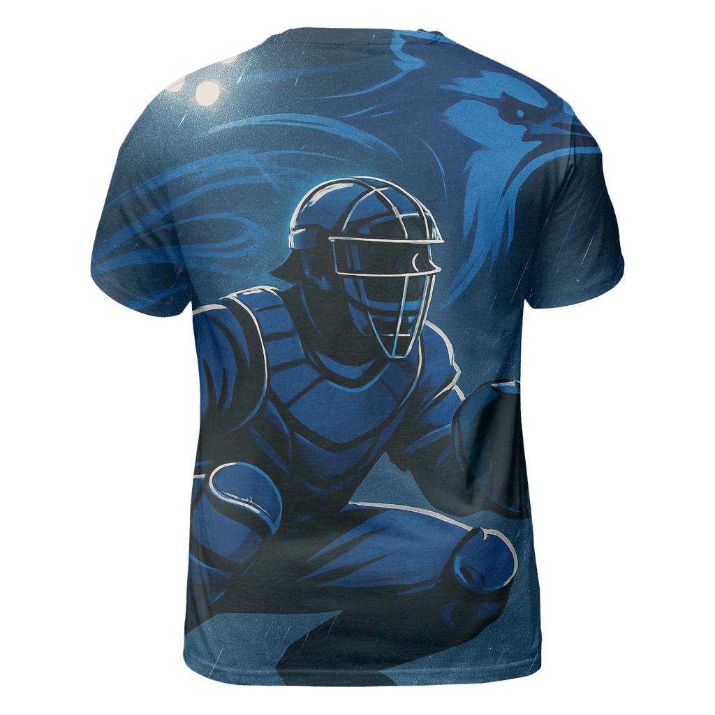 Catcher Focus In Blue Jays Stormlight custom all-over print shirts