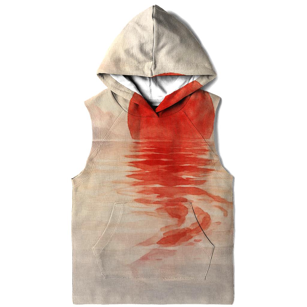 Japan Rising Sun Watercolor Drift custom hoodies