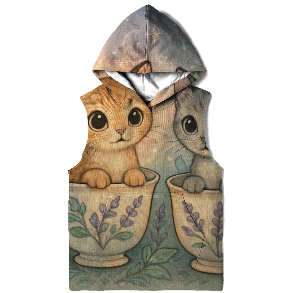 Teacup Garden Stargazer Cats hoodie trends