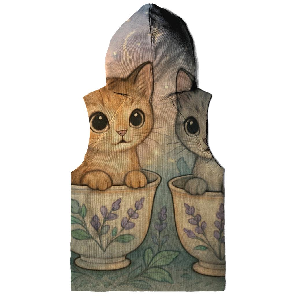 Teacup Garden Stargazer Cats hoodie trends