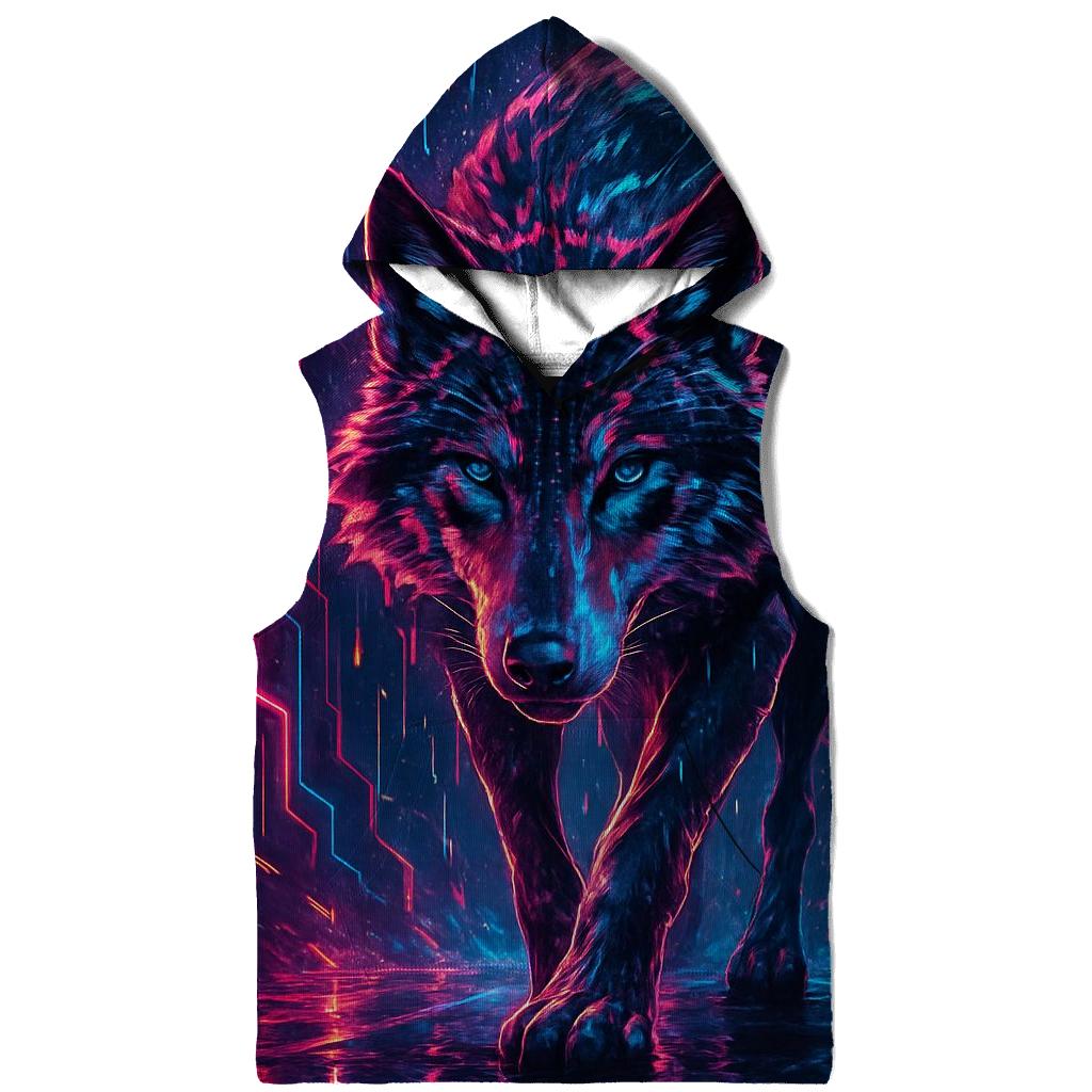 Circuit Rain Night Prowler graphic hoodies