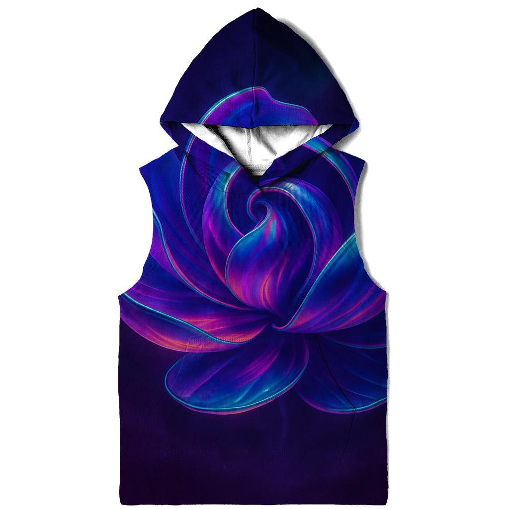 Neon Aurora Marble Bloom hoodie designs