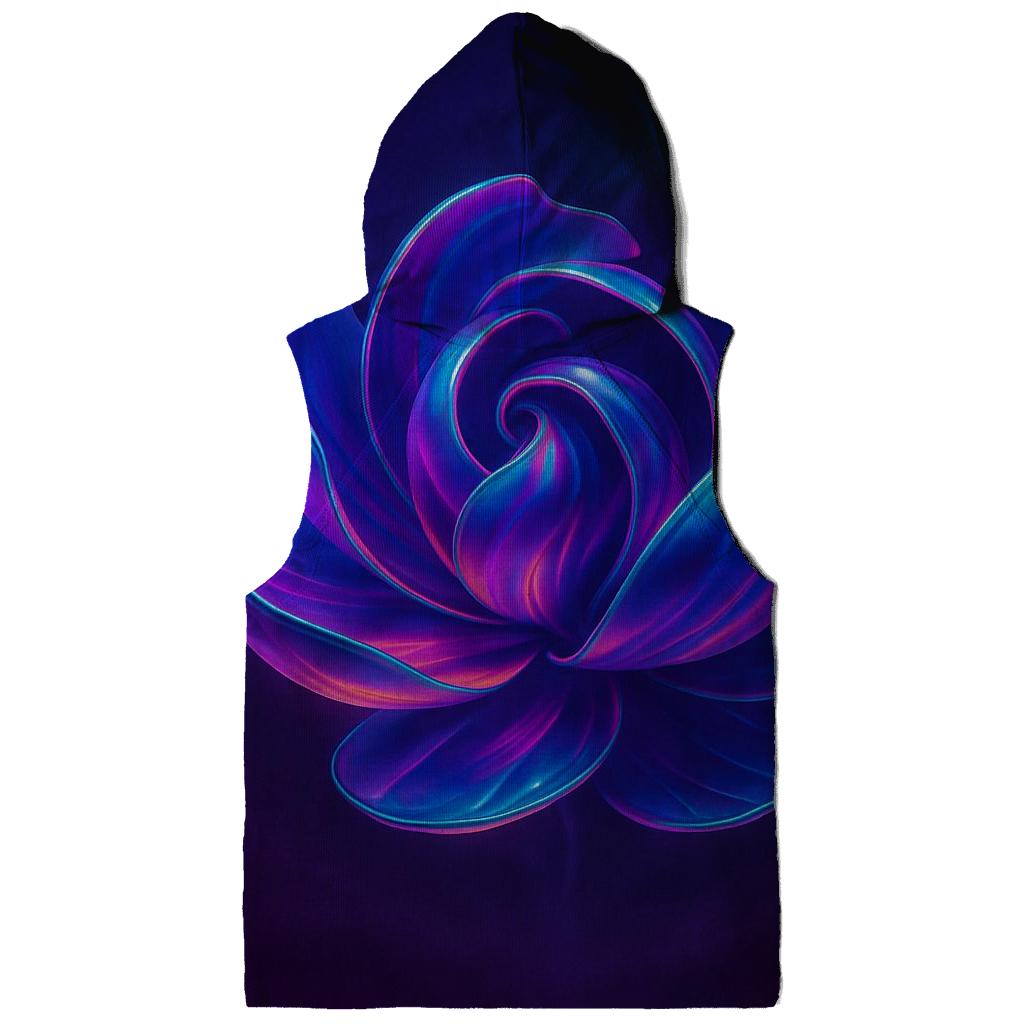 Neon Aurora Marble Bloom hoodie designs
