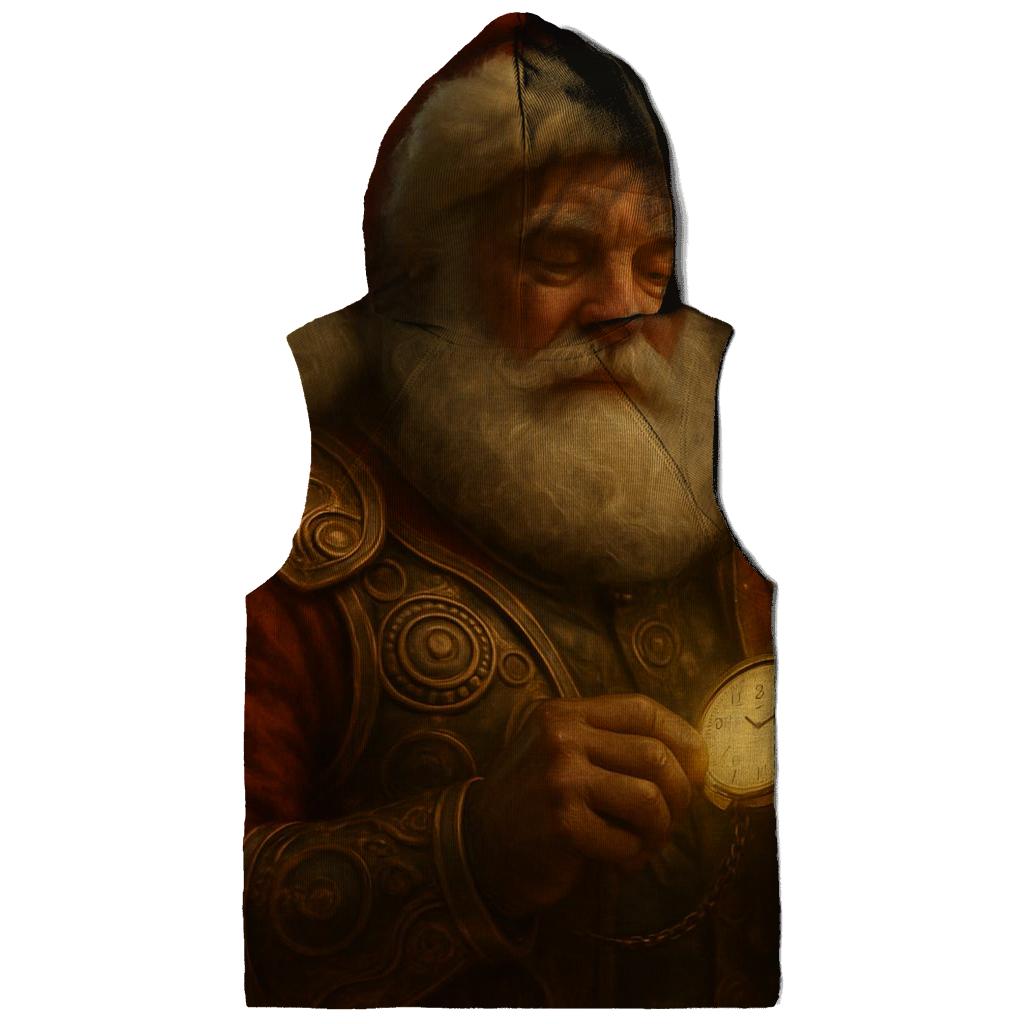 North Pole Workshop Clockwork Santa pullover hoodies