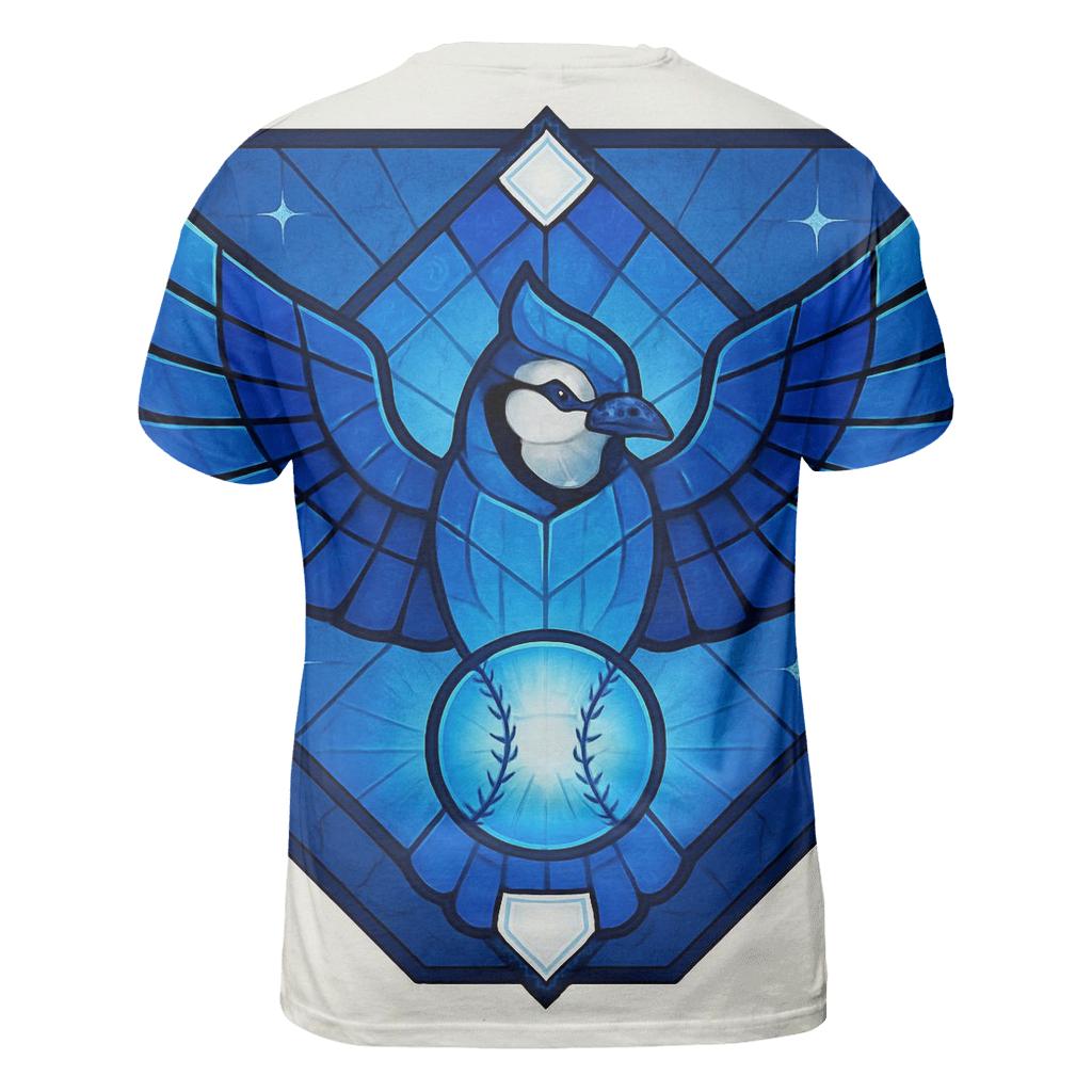 Blue Jays Radiant Wing Diamond trendy printed shirt styles