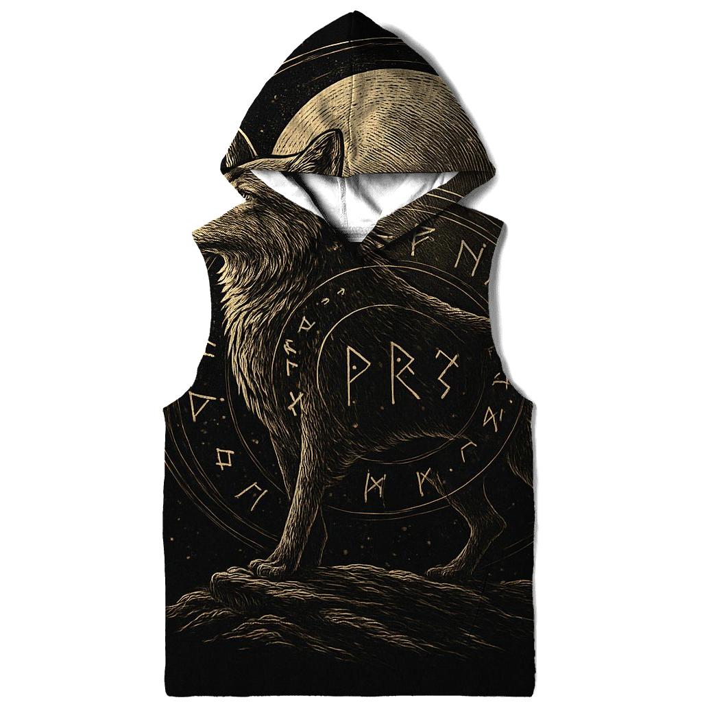 Golden Rune Moonrise zip-up hoodies