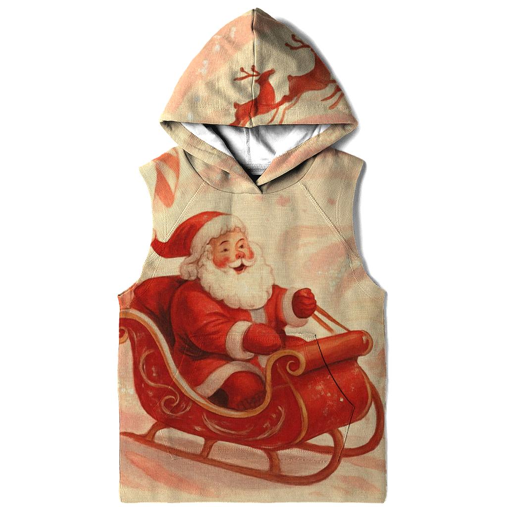 Storybook Sleigh Over Candy Cane Canyons pullover hoodies