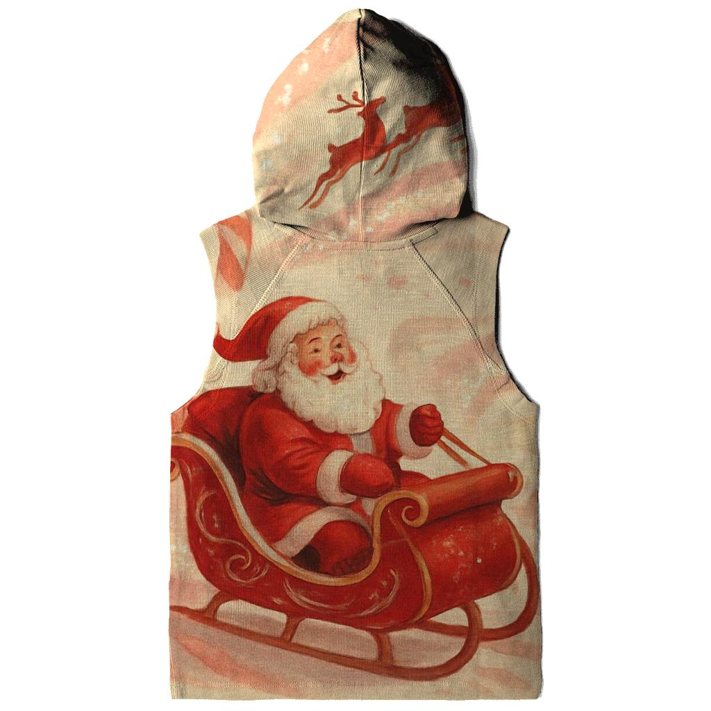 Storybook Sleigh Over Candy Cane Canyons pullover hoodies