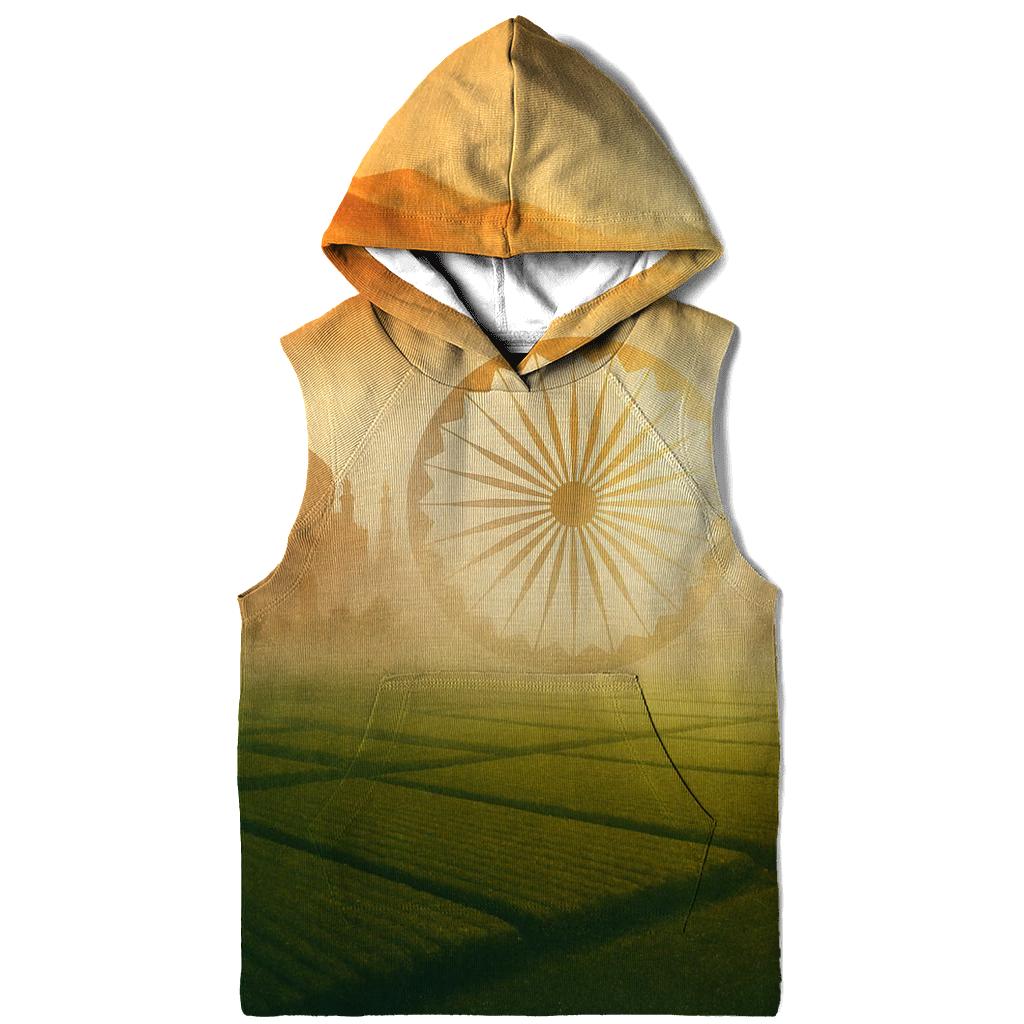 India Desert Mirage Double Exposure graphic hoodies