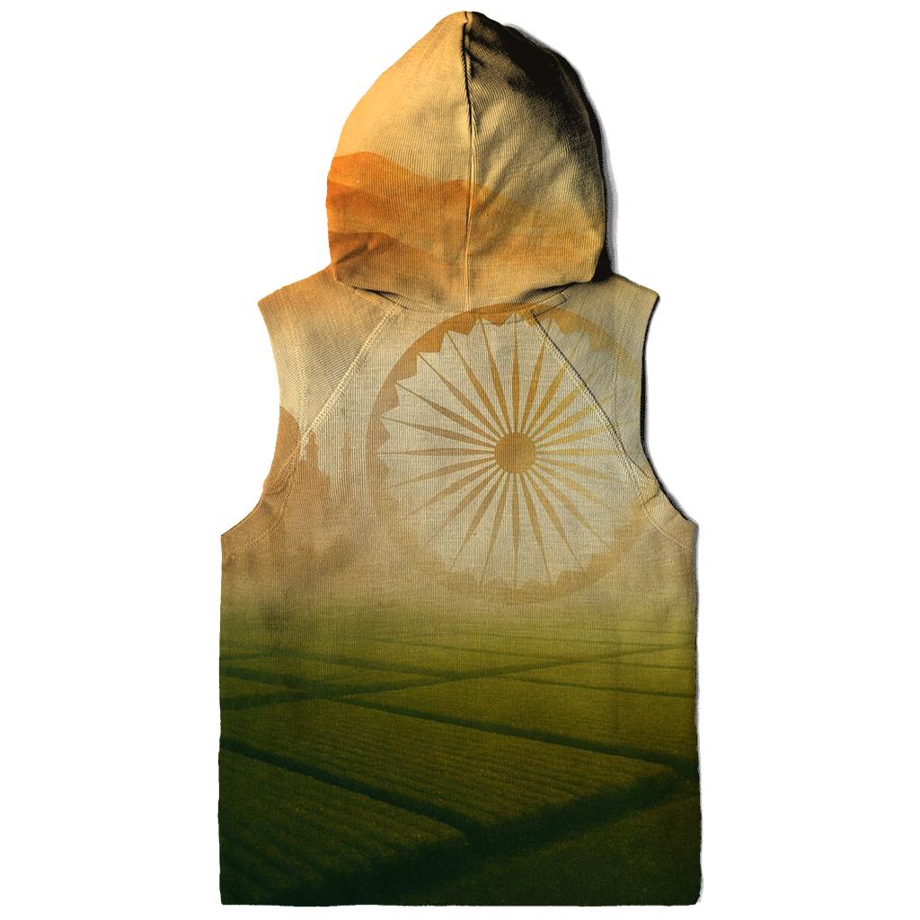 India Desert Mirage Double Exposure graphic hoodies