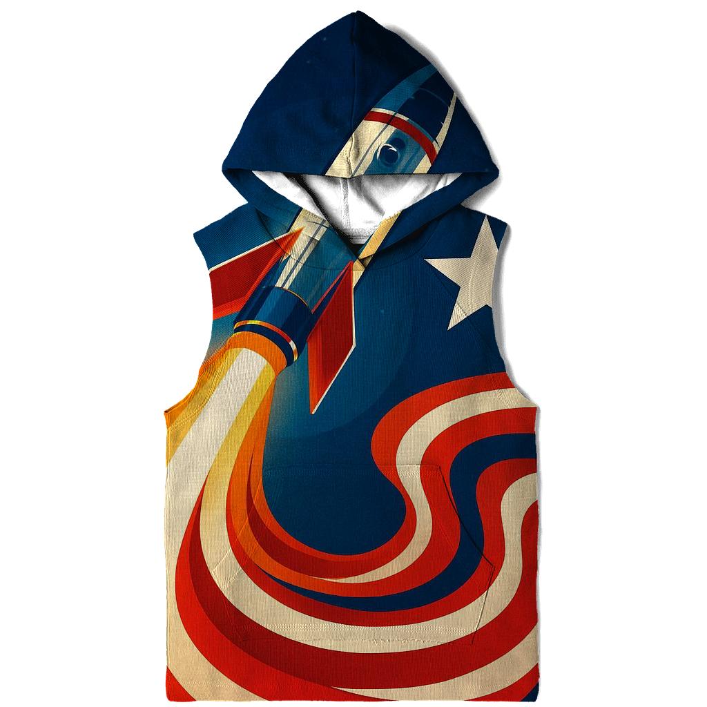 Rocket Trail Stripes hoodies fashion