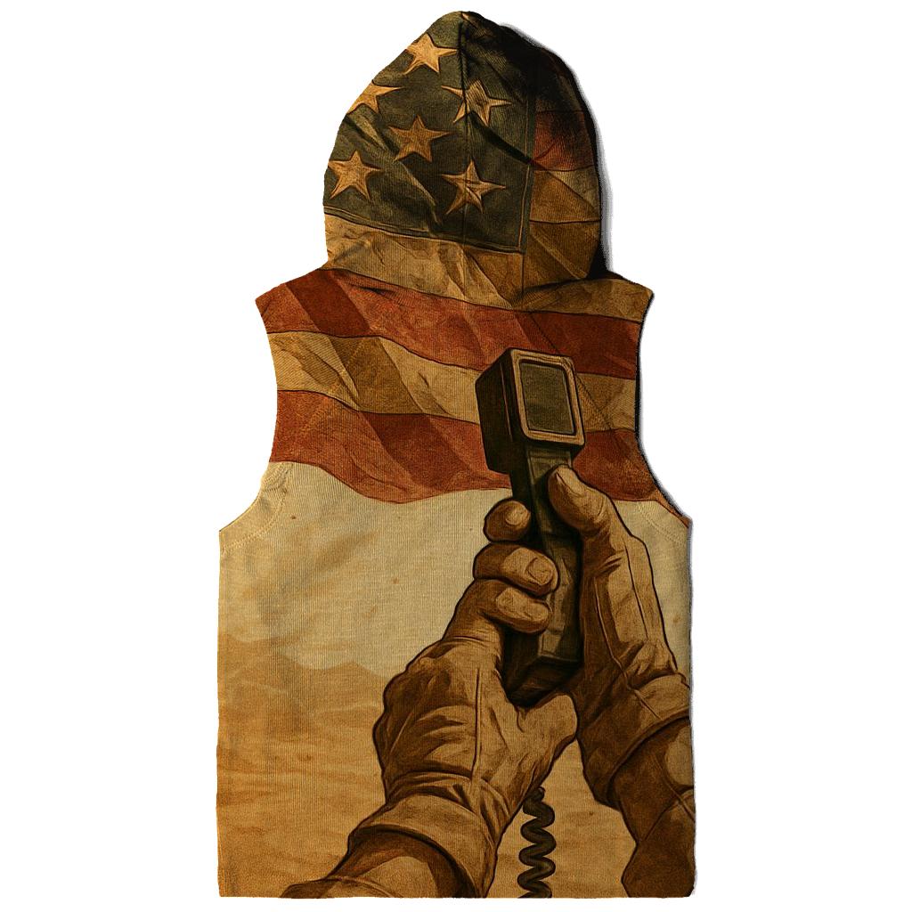Courage In The Desert Wind embroidered hoodies