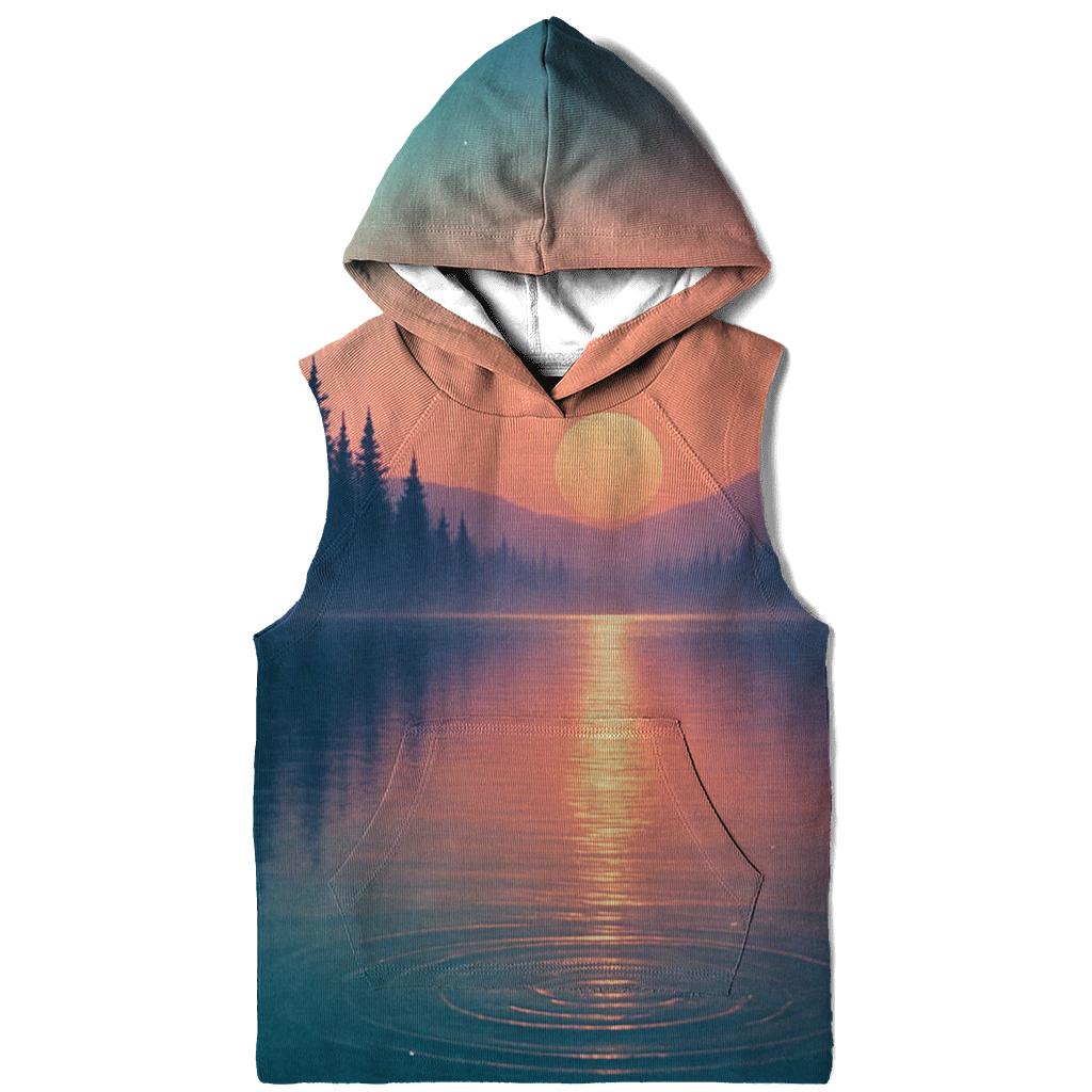 Aurora Of The Quiet Lake printed hoodies