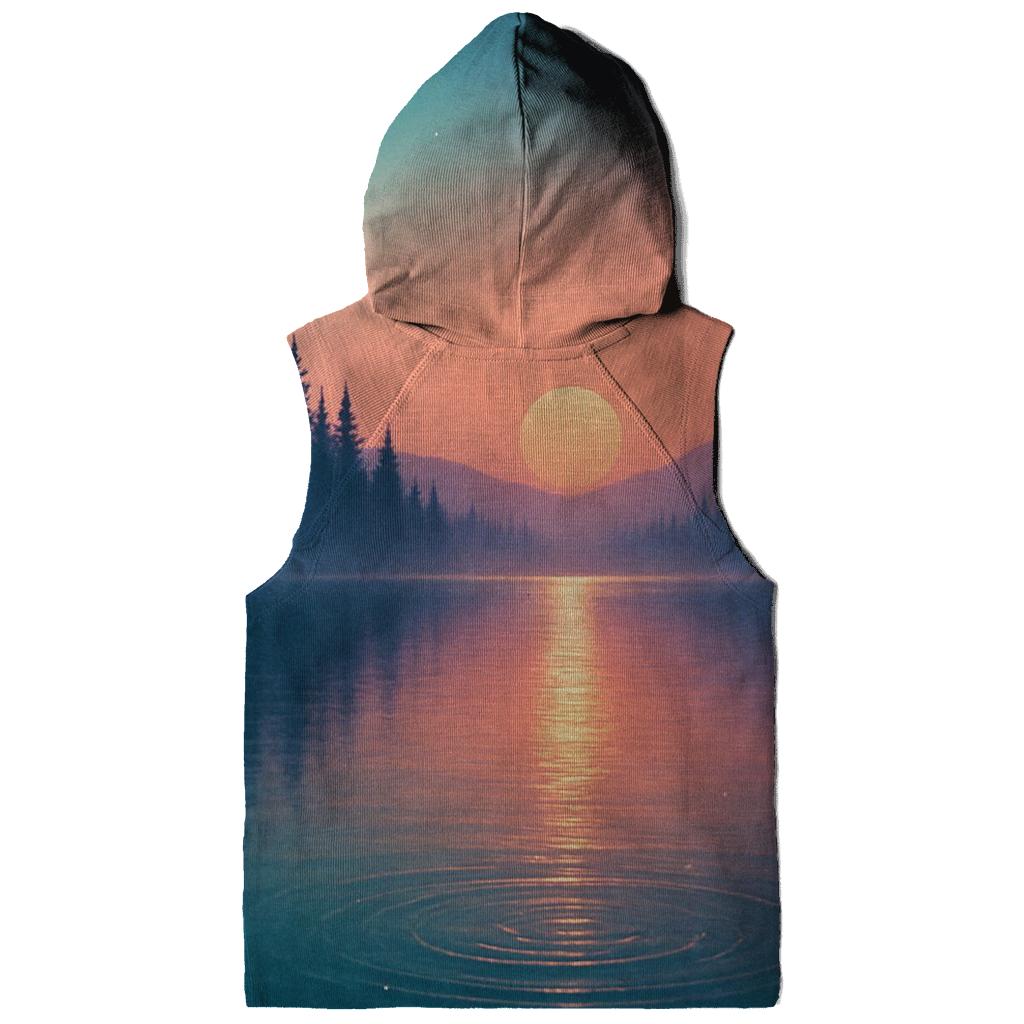 Aurora Of The Quiet Lake printed hoodies