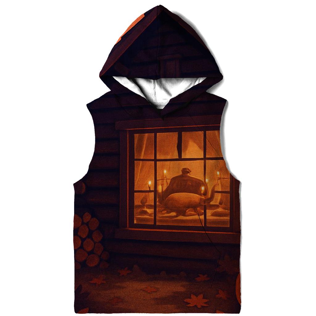 Gratitude Cabin Window Glow hoodie styles