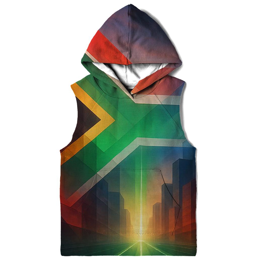 South Africa Prism Skyline Reinterpretation lightweight hoodies