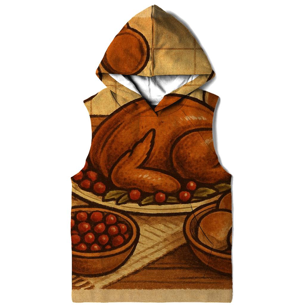 Farmhouse Feast Table Still Life pullover hoodies