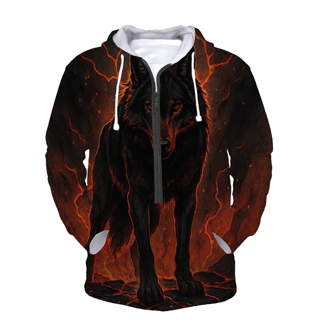 Lava Crown Sentinel zip-up hoodies