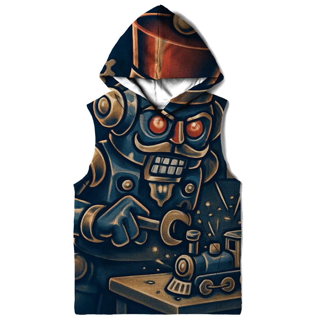 Nutcracker Robot Workshop Sparkstorm embroidered hoodies