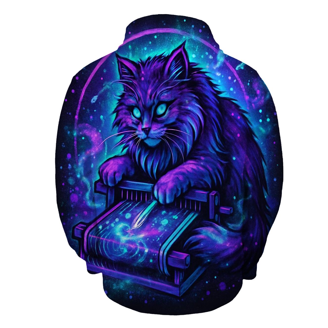 Nebula Threadweaver Cat pullover hoodies