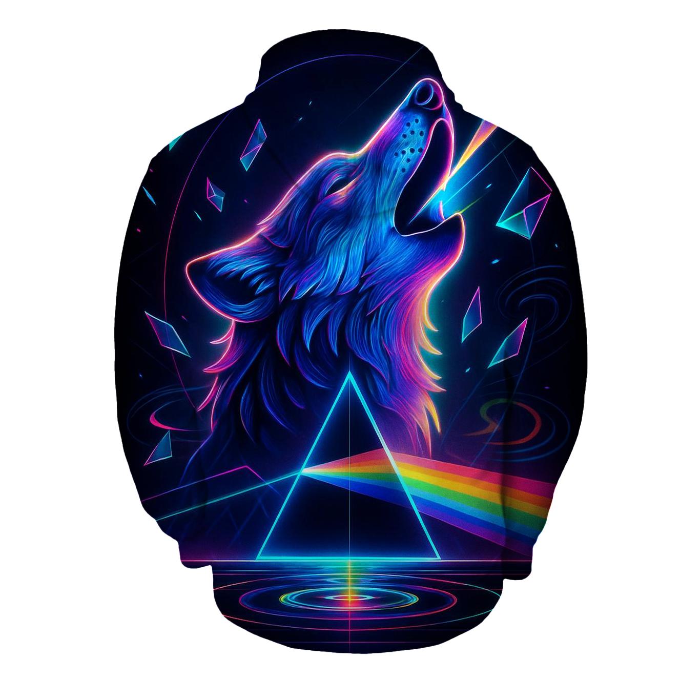 Prism Howl Horizon premium hoodies