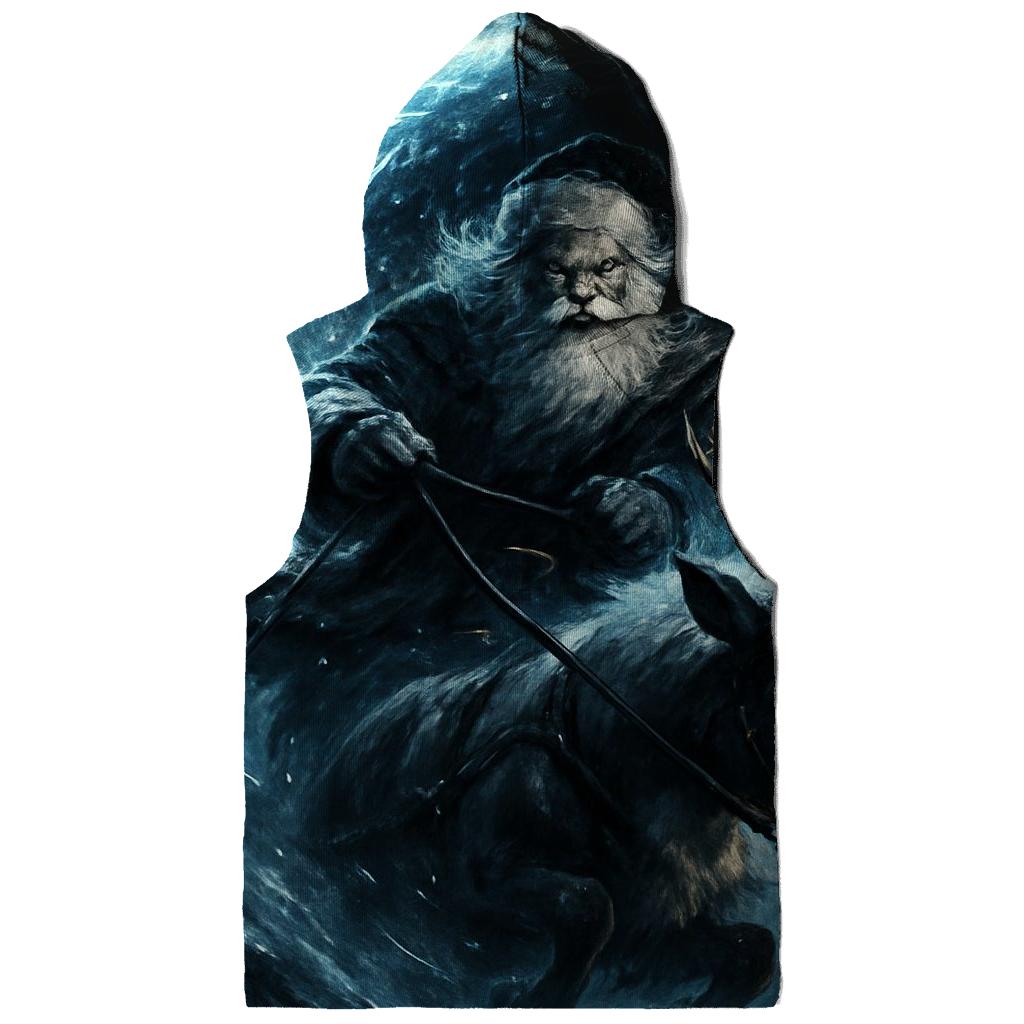 Epic Santa And Reindeer Through A Blizzard Portal hoodie trends