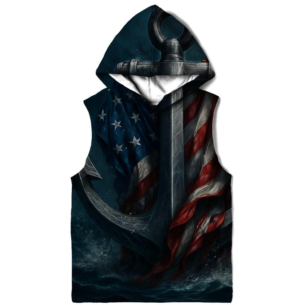 Ocean Steel And Stripes graphic hoodies