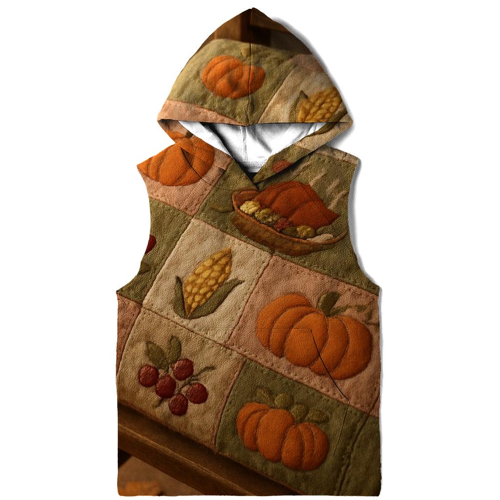 Pilgrim Patchwork Harvest Quilt graphic hoodies