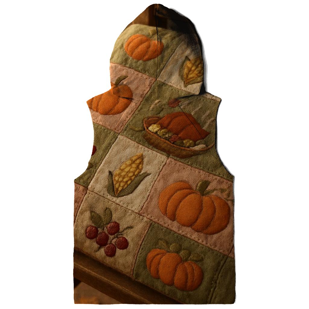 Pilgrim Patchwork Harvest Quilt graphic hoodies