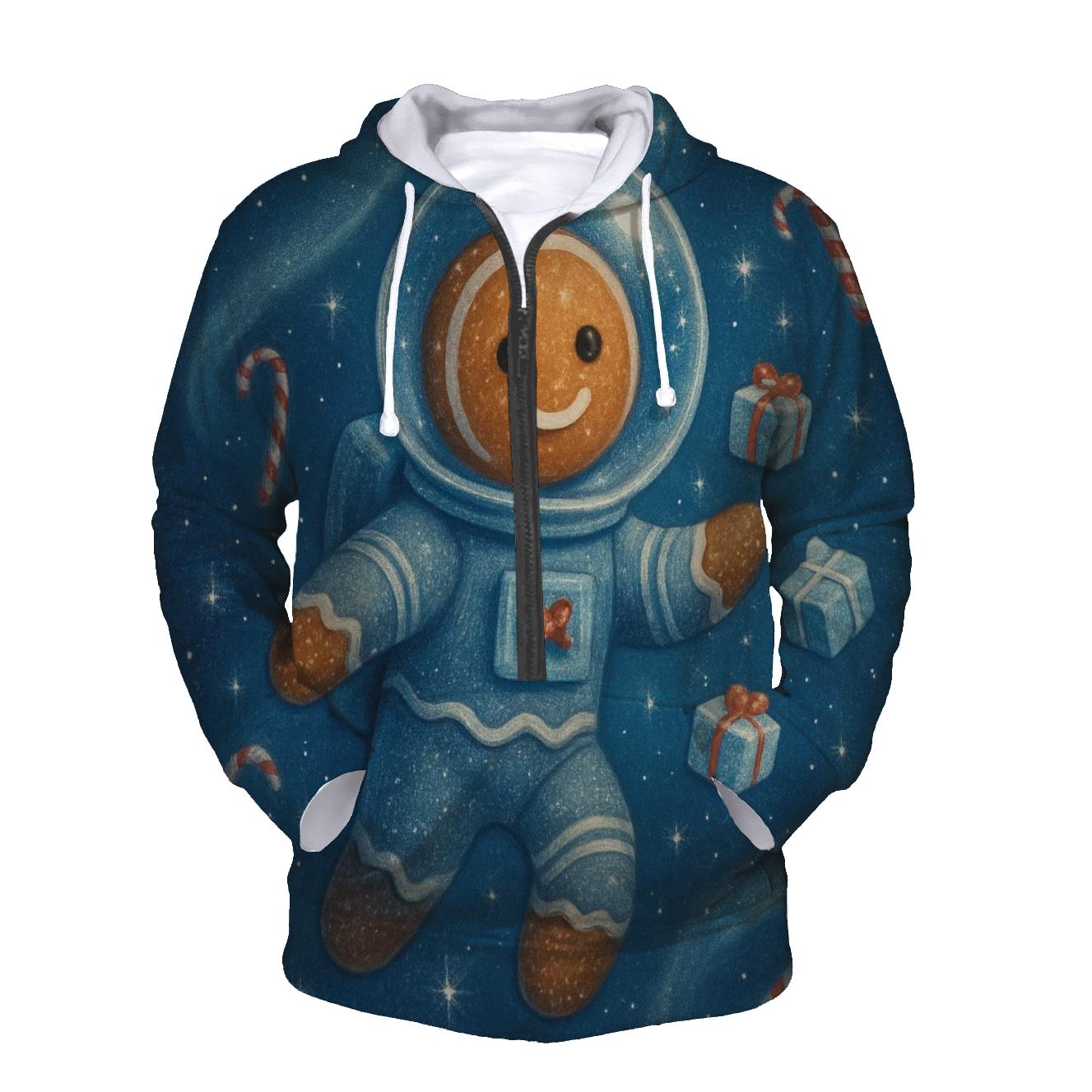Gingerbread Astronaut Gift Drop hoodie trends