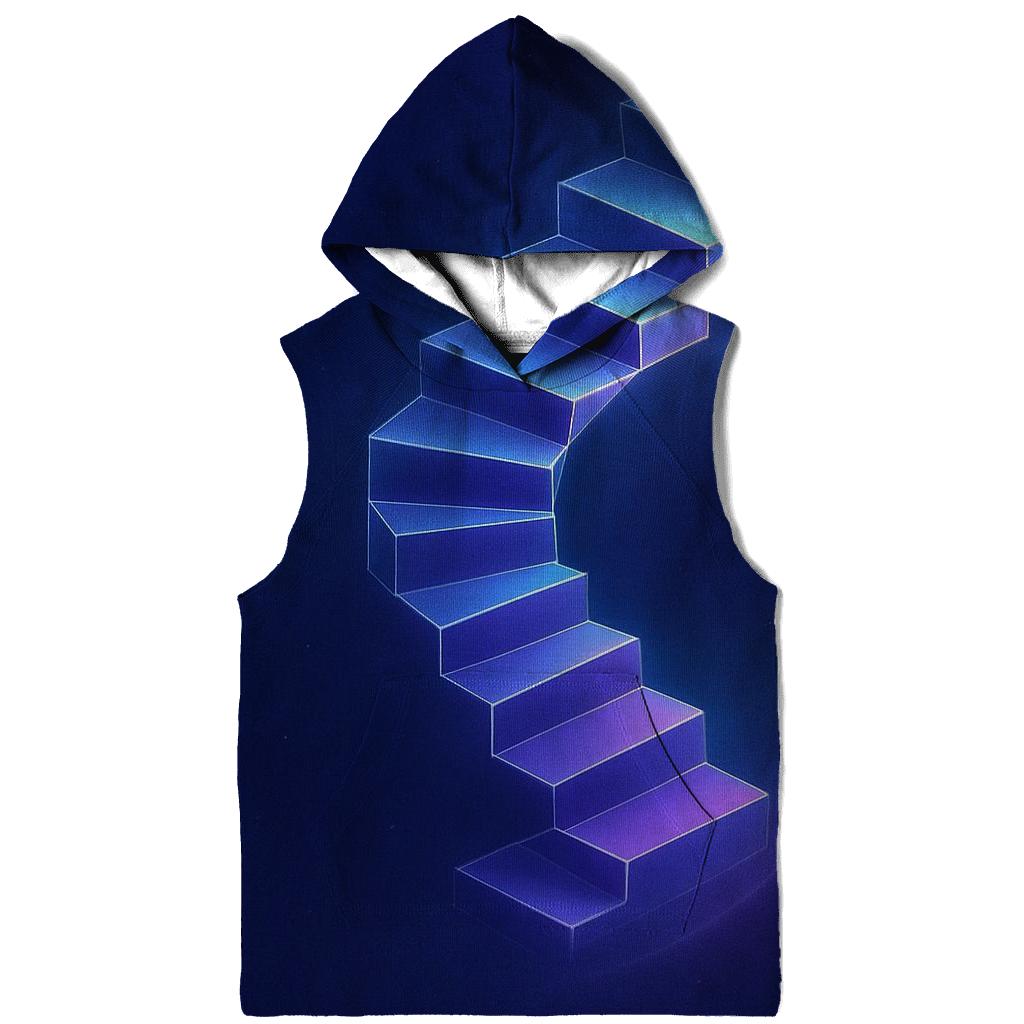 Midnight Prism Stairwell printed hoodies