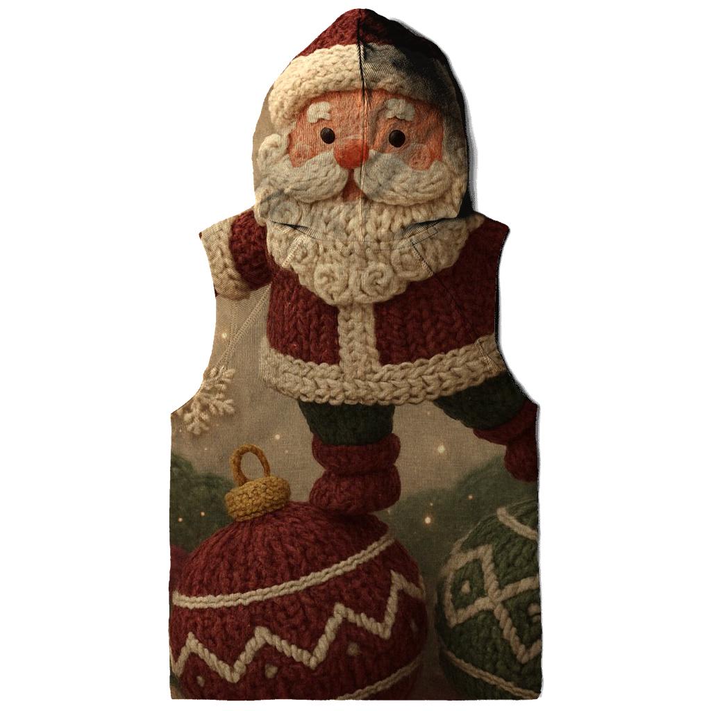 Knitted Pattern Santa In Ornament Wonderland hoodie styles