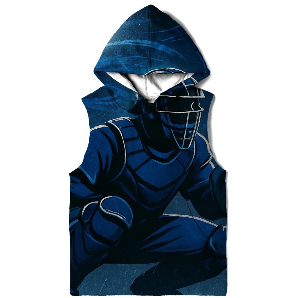 Catcher Focus In Blue Jays Stormlight graphic hoodies