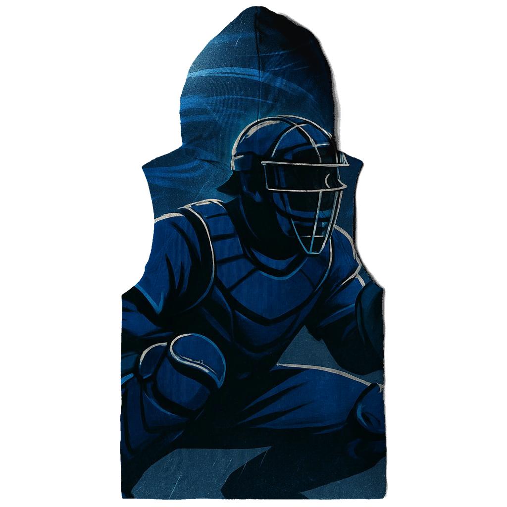 Catcher Focus In Blue Jays Stormlight graphic hoodies