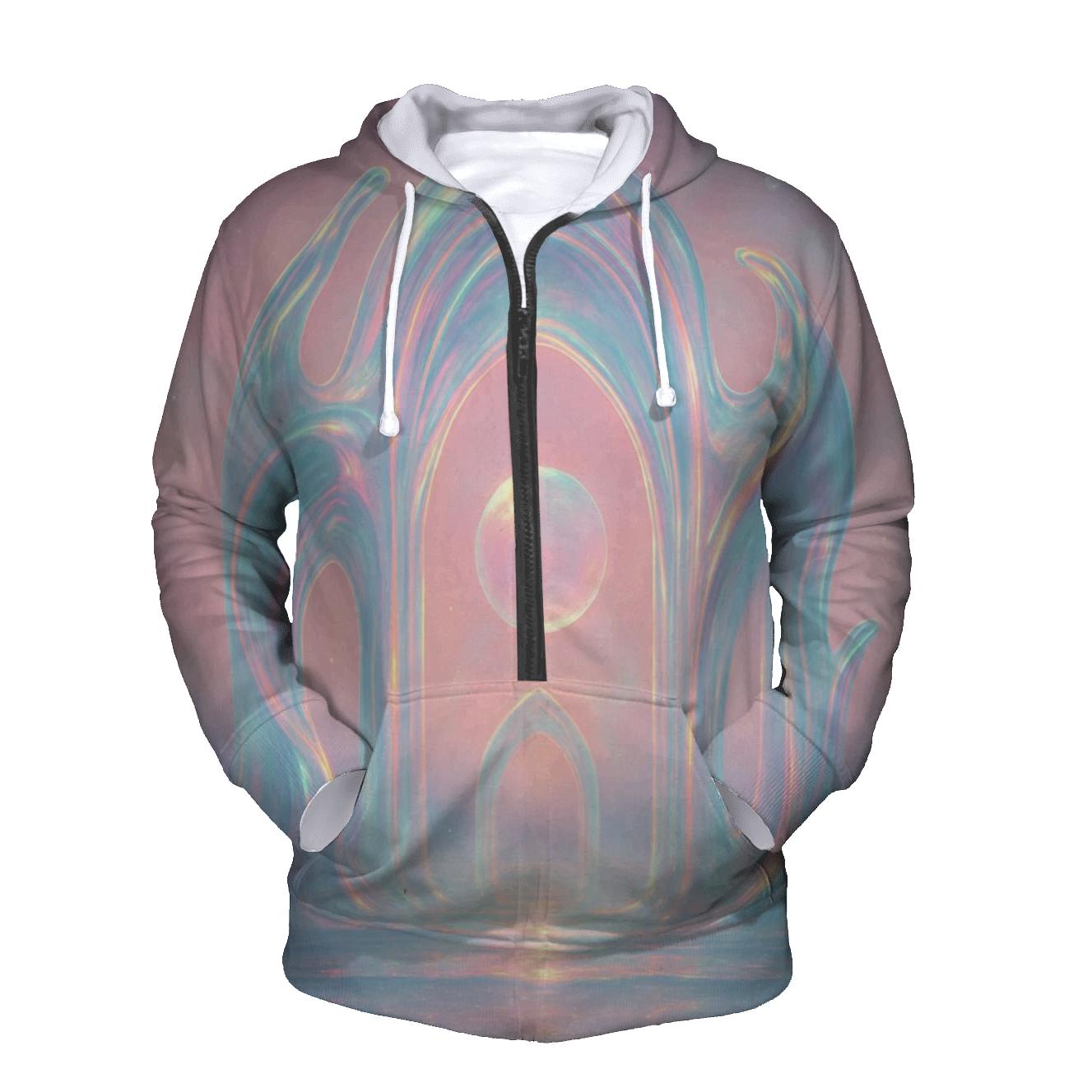 Prismatic Tidal Cathedral graphic hoodies