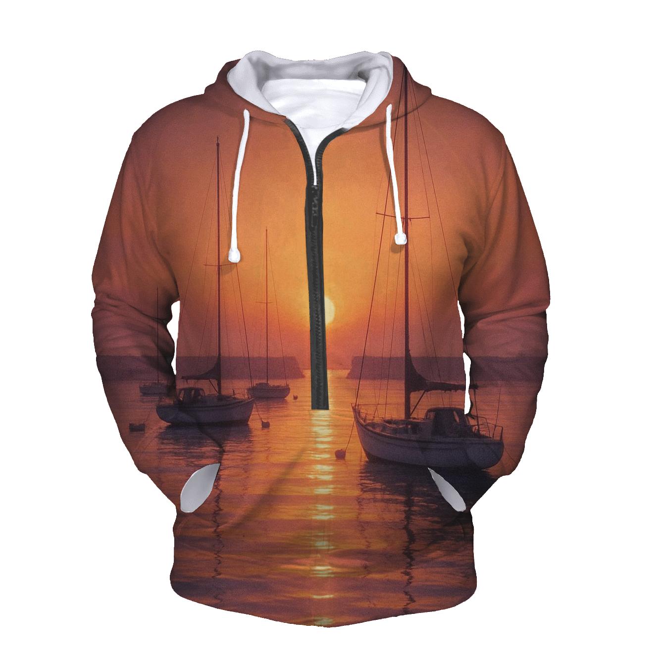 Harbor Of Melted Gold premium hoodies
