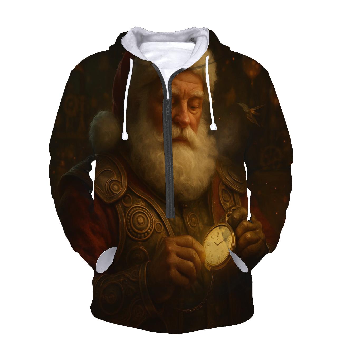 North Pole Workshop Clockwork Santa premium hoodies