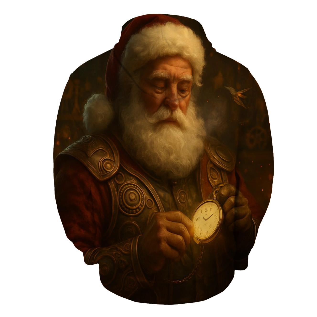 North Pole Workshop Clockwork Santa premium hoodies