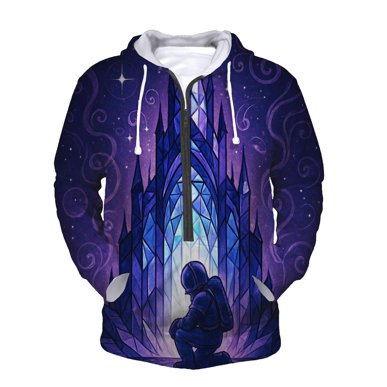 Cathedral Of The Crystal Nebula premium hoodies