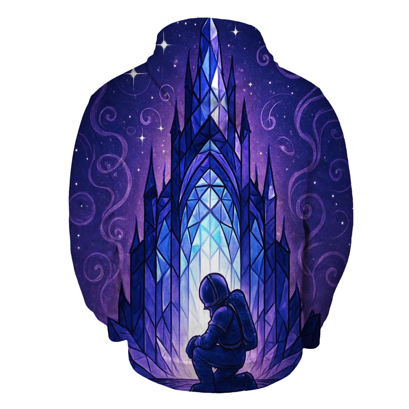 Cathedral Of The Crystal Nebula premium hoodies