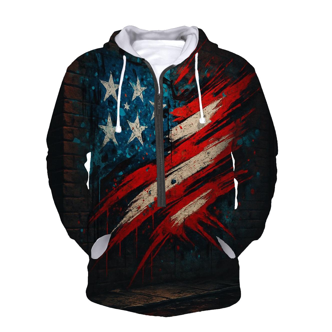 Graffiti Alley Starburst Banner graphic hoodies