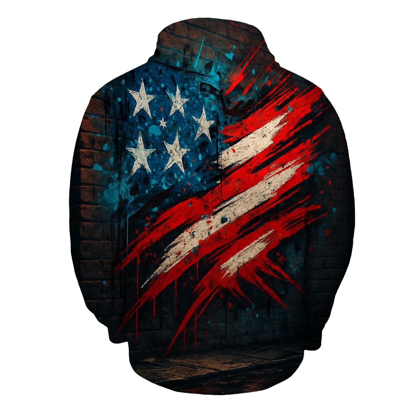 Graffiti Alley Starburst Banner graphic hoodies