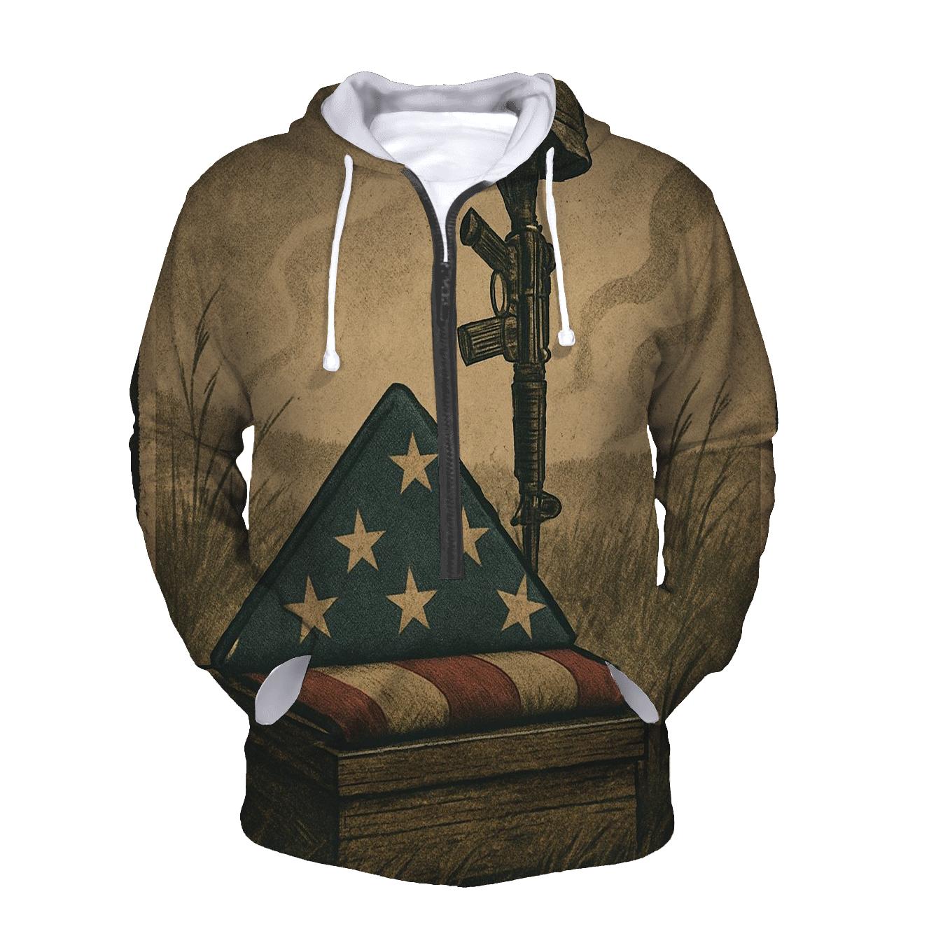 The Folded Promise Memorial printed hoodies