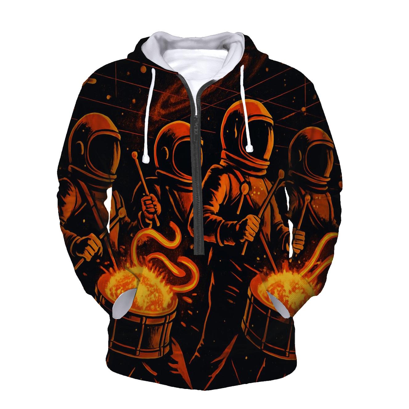 Solar Flare Drumline printed hoodies