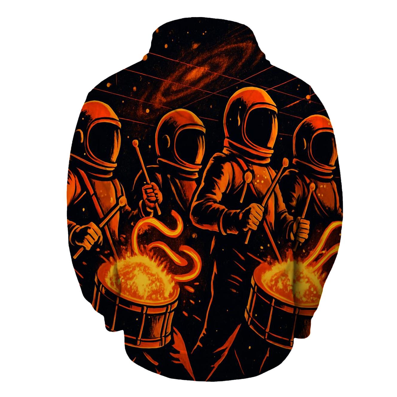 Solar Flare Drumline printed hoodies