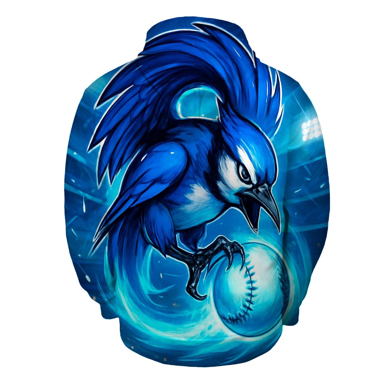 Blue Jays Aurora Fastball Burst premium hoodies