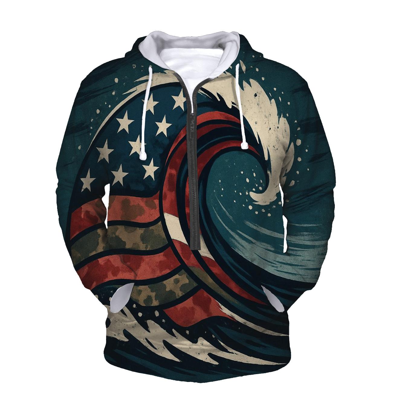Camouflage Coast Guard Surge custom hoodies