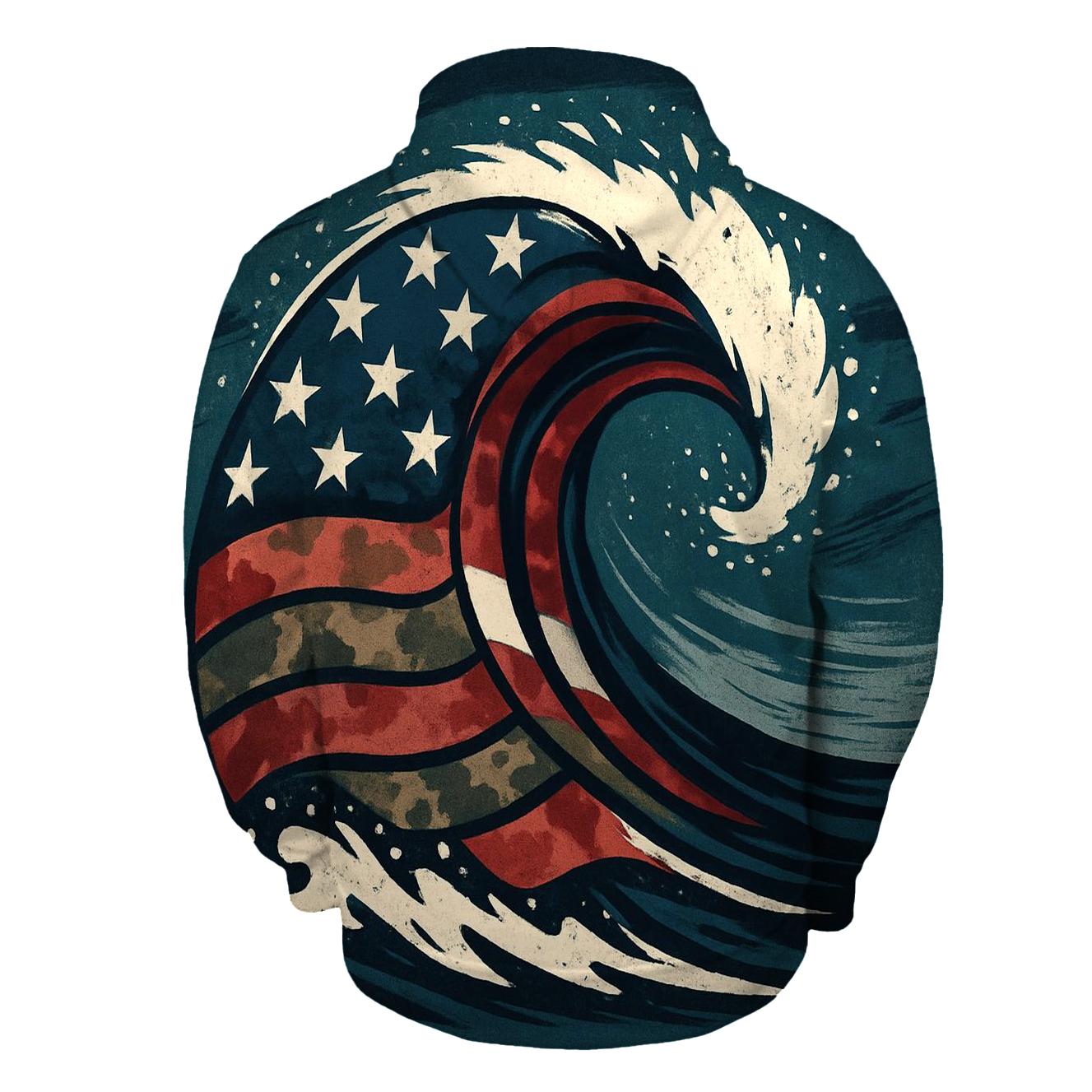 Camouflage Coast Guard Surge custom hoodies
