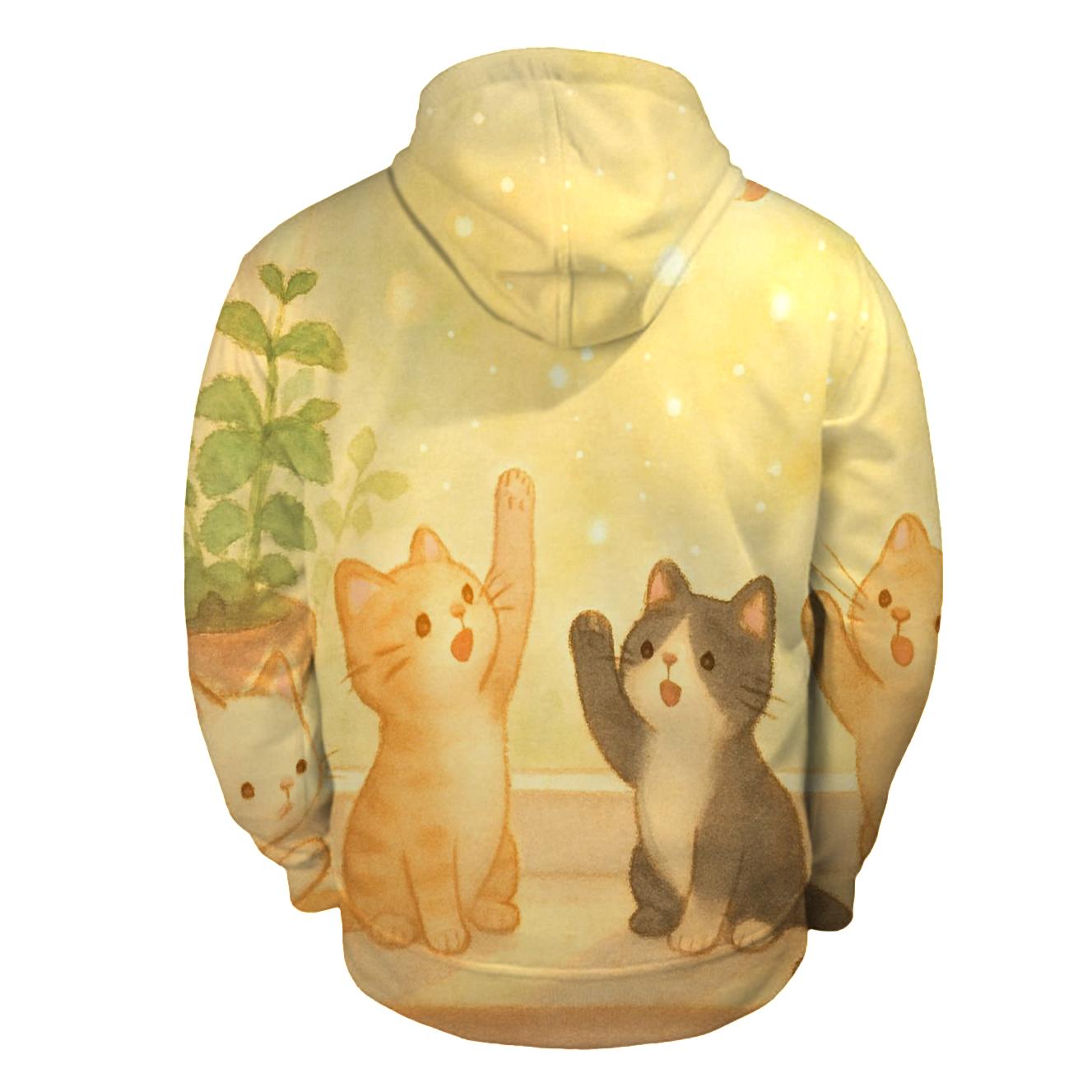 Sunbeam Window Herb Cats hoodie styles