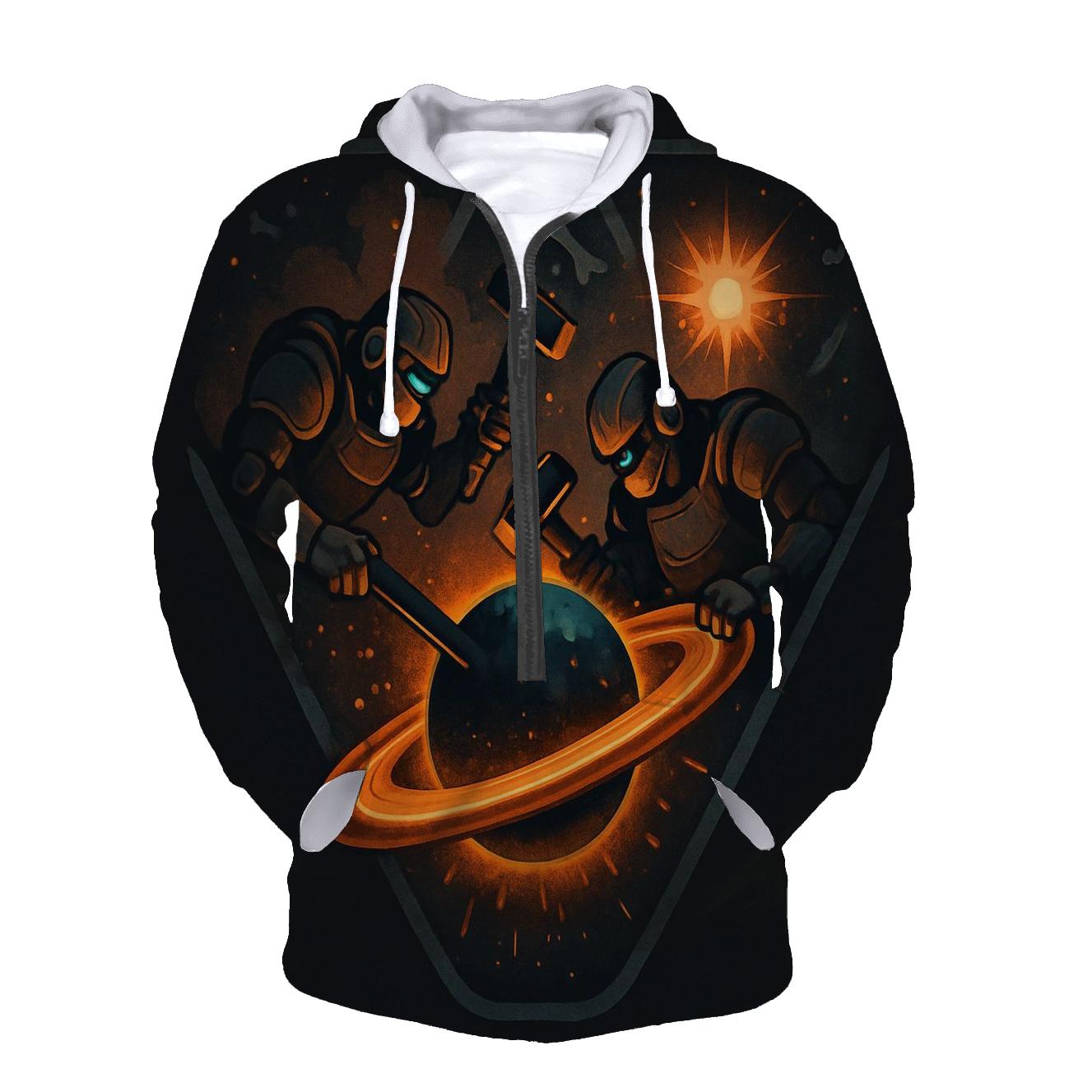 The Planet Forgers Workshop hoodie designs